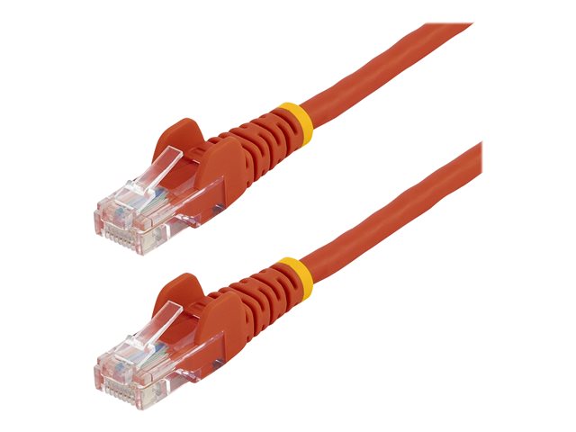 StarTech.com 0.5m Red Cat5e / Cat 5 Snagless Ethernet Patch Cable 0.5 m - Patch cable - RJ-45 (M) to RJ-45 (M) - 50 cm - UTP - CAT 5e - stranded, snagless - red