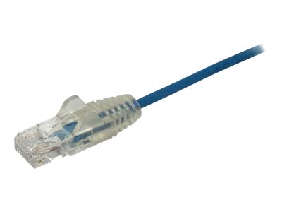 Startech 3m Slim LSZH CAT6 Ethernet Cable, 10 Gigabit Snagless RJ45 100W PoE Patch Cord, CAT 6 10GbE UTP Network Cable w/Strain Relief, Blue, ETL, Low Smoke Zero Halogen - Category 6 - 28AWG (N6PAT300CMBLS) - Patch cable - RJ-45 (M) to RJ-45 (M) - 3 m - C