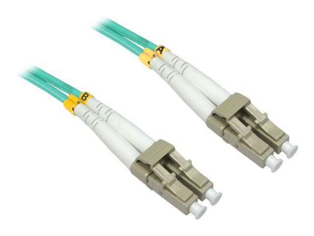 5M LC-LC 50/125 MMDOM4 FIB CAB AQUA