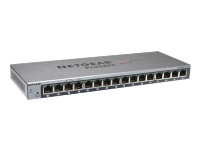 NETGEAR Plus GS116Ev2 - switch - 16 ports - Managed