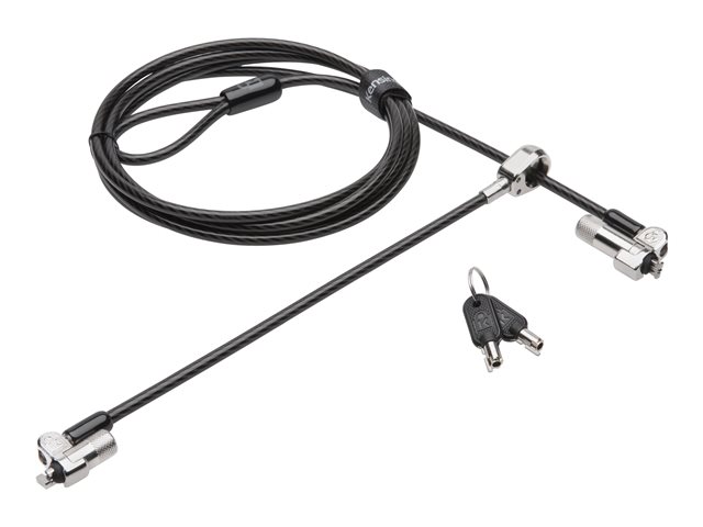 Kensington NanoSaver Keyed Twin - Security cable