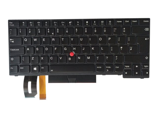 Chicony - notebook replacement keyboard - with Trackpoint, UltraNav - QWERTY - UK - black Input Device