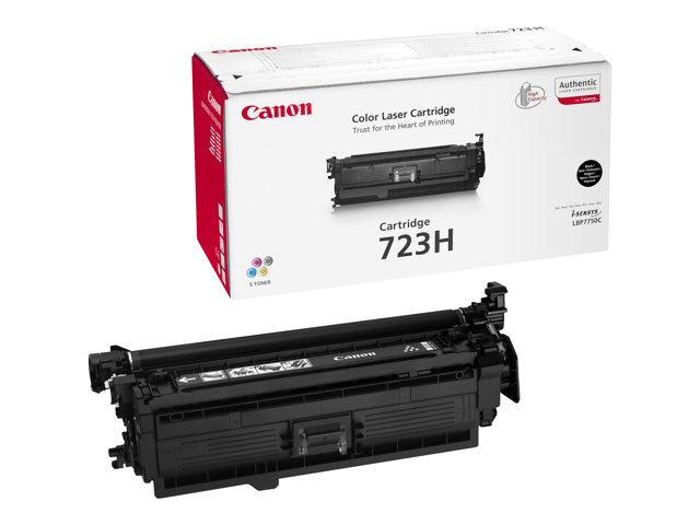 Canon 723H - 2645B002 - 1 x Black - Toner Cartridge - For iSENSYS LBP7750Cdn
