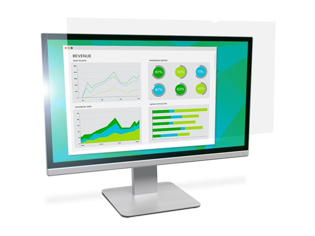 3M Anti-Glare Filter for 27" Monitors 16:9 - Display anti-glare filter - 27" - clear