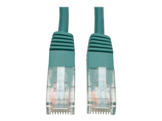 Eaton Tripp Lite Series Cat5e 350 MHz Molded (UTP) Ethernet Cable (RJ45 M/M), PoE - Green, 10 ft. (3.05 m) - patch cable - 3 m - green
