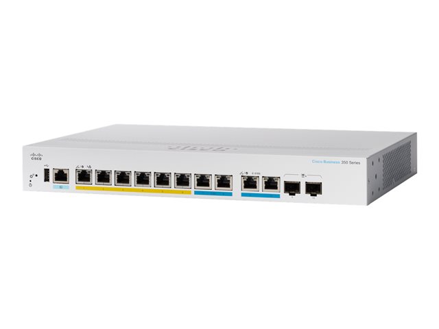Cisco Business 350 Series CBS350-8MGP-2X - switch - 8 ports - Managed - rack-mountable