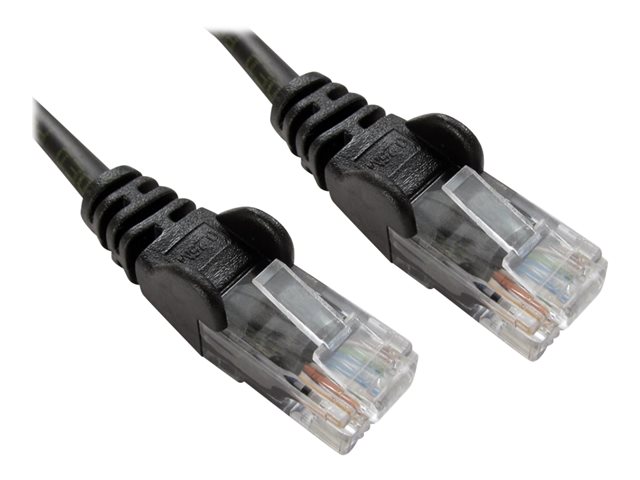 Cables Direct Economy patch cable - 25 m - black