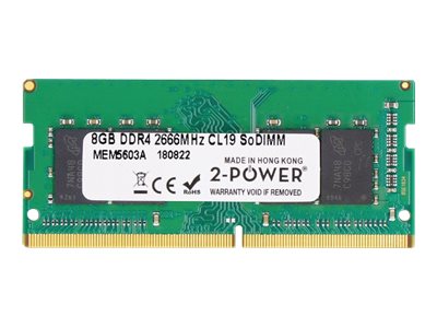 8GB DDR4 2666MHz CL19 SoDIMM