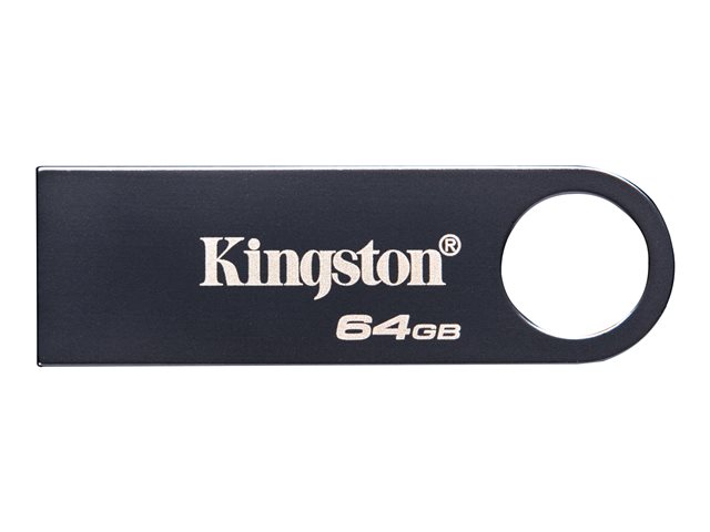 Kingston DataTraveler SE9 G3 - USB flash drive - 64 GB - USB 3.2 Gen 1 - dark nickel