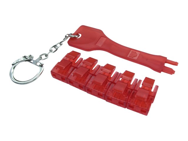Cables Direct LAN port blocker with key