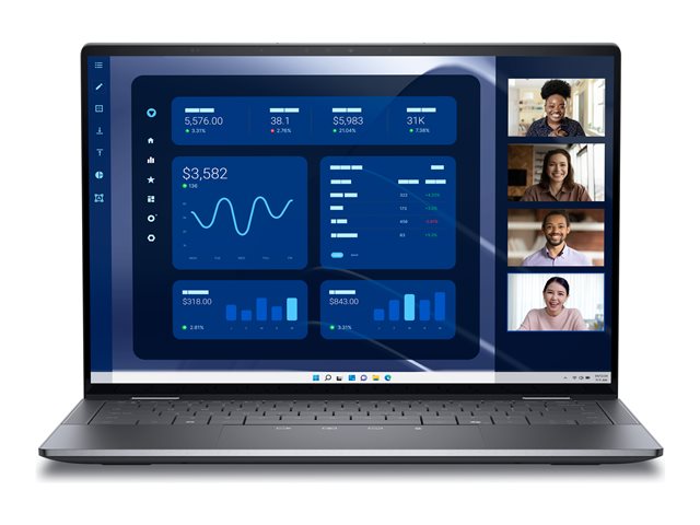 Dell Latitude 9450 2-in-1 - AI Ready - 14" - Intel Core Ultra 7 - 165U - Evo vPro - 32 GB RAM - 1 TB SSD