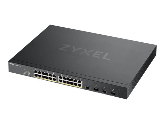 Zyxel XGS1930-28HP - Switch - smart - 24 x 10/100/1000 (PoE+) + 4 x 10 Gigabit SFP+ - rack-mountable - PoE+ (375 W)