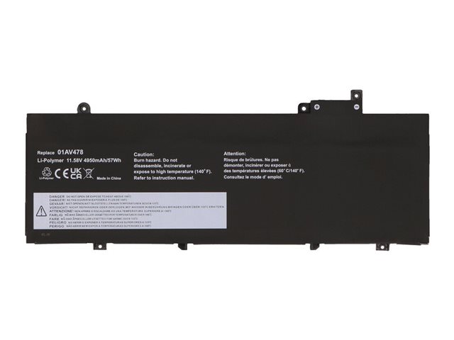 2-Power Main Battery Pack - laptop battery - 11.55 V - Li-pol - 3800 mAh - 44 Wh