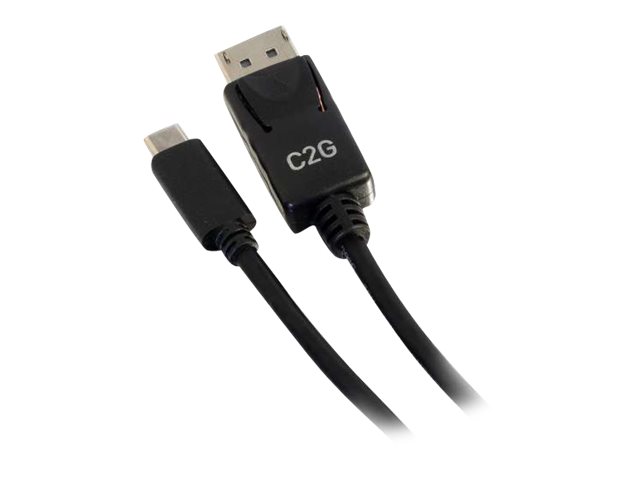 C2G 2.7m (9ft) USB C to DisplayPort Adapter Cable Black - 4K Audio / Video Adapter - external video adapter - black