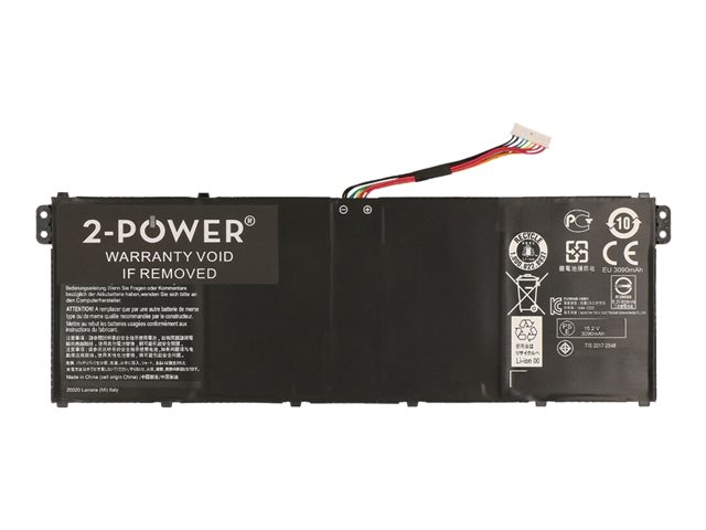 2-Power Main Battery Pack - Laptop battery (standard life) - lithium polymer - 3220 mAh