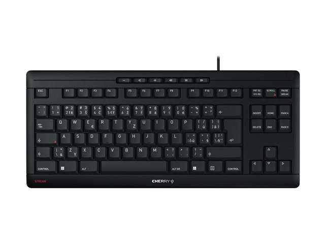 CHERRY STREAM KEYBOARD TKL - keyboard - Czech - black Input Device