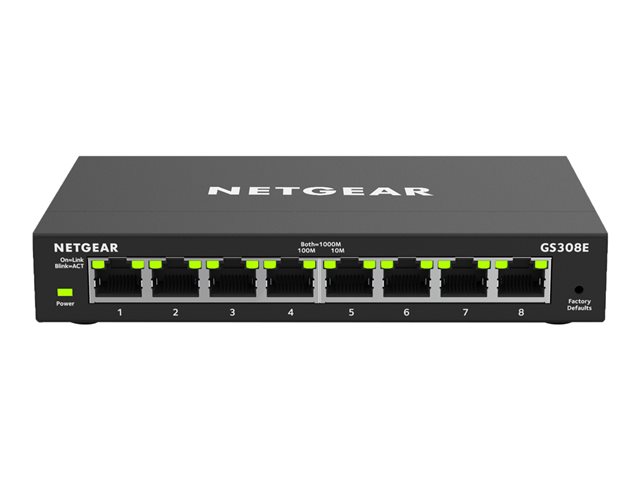 NETGEAR Plus GS308E - switch - 8 ports - smart