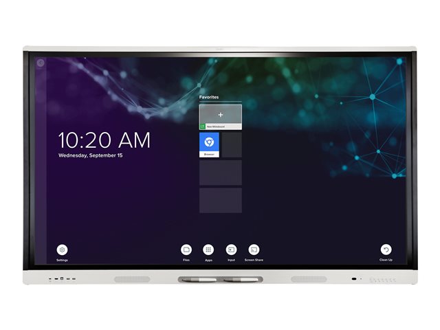 SMART Board MX (V2-C) Pro series with iQ SBID-MX275-V2-CPW 75" LED-backlit LCD display - 4K - for interactive communication