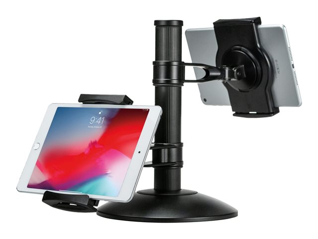 QUICK-CONNECT DUAL TABLET MOUNT WITH HEIGHT-ADJUSTABLE ARMS