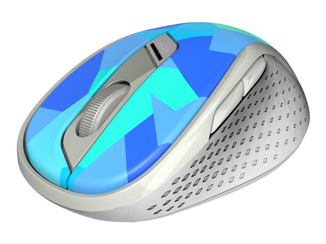 Rapoo M500 - mouse - 2.4 GHz, Bluetooth 4.0, Bluetooth 3.0 - blue