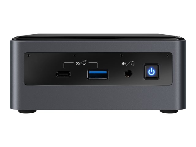 Intel Next Unit of Computing Kit 10 Performance - NUC10i7FNHJA - Barebone - mini PC - 1 x Core i7 10710U / 1.1 GHz - RAM 8 GB - HDD 1 TB - UHD Graphics - GigE - WLAN: Bluetooth 5.0, 802.11a/b/g/n/ac/ax - Win 10 Home 64-bit