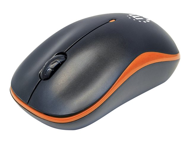 SUCCESS USB WIRELESS MOUSE- 2.4GHZ ORANGE/BLACK USB-A 1000D