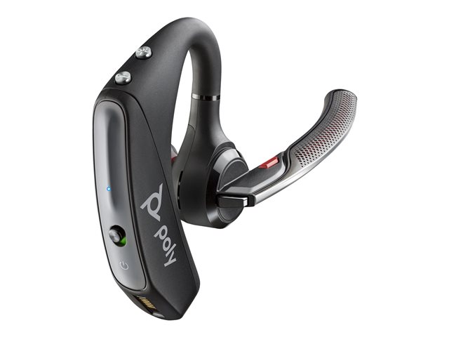 HP Poly Voyager 5200 - headset - USB-A via Bluetooth adapter
