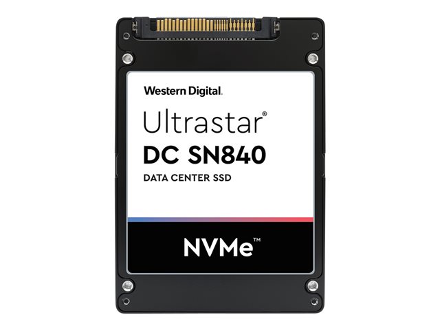 WD Ultrastar DC SN840 WUS4BA138DSP3X3 - SSD - 3840 GB - internal - 2.5" - U.2 PCIe 3.1 x4 (NVMe)
