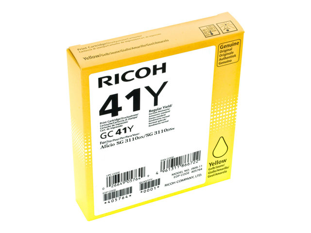 Yellow Gel High Yield GC 41Y (2200 prints)(SG3110DN/SG3110SFNw/SG7100DN)