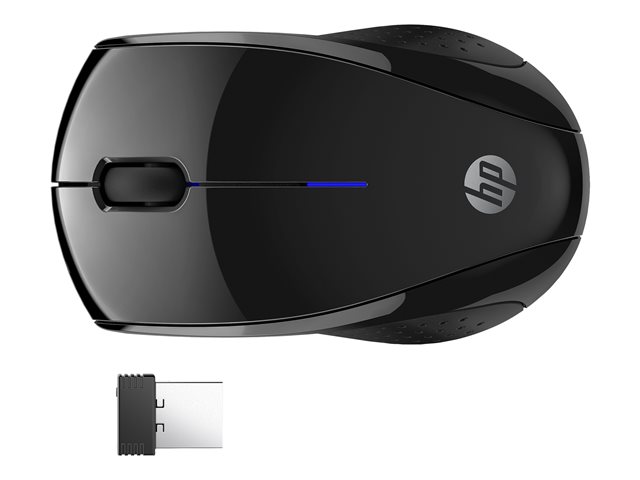 HP 220 Silent - mouse - 2.4 GHz - black