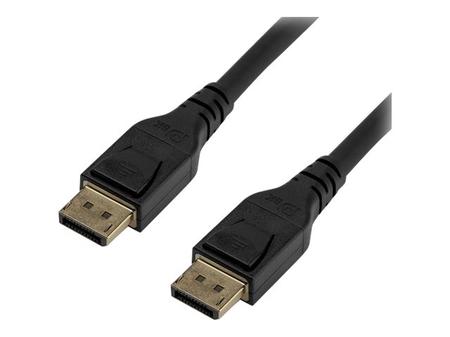 StarTech 16ft/5m VESA Certified DisplayPort 1.4 Cable, 8K 60Hz HBR3 HDR, Super UHD DisplayPort to DisplayPort Monitor Cord, Ultra HD 4K 120Hz DP 1.4 Video Cable M/M DP Connectors - DP 1.4 Latching Cable - DisplayPort cable - DisplayPort (M) latched to Dis