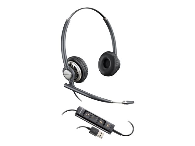 HP Poly EncorePro 725 - EncorePro 700 Series - headset - on-ear - wired - USB-A - black