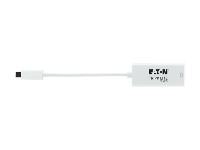 Eaton Tripp Lite Series USB-C to Mini DisplayPort Adapter Cable (M/F) with Equalizer, 8K UHD, HDR, DP 1.4, White, 6in - video adapter - 24 pin USB-C to Mini DisplayPort