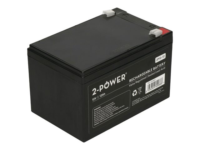 2-Power - UPS battery - Sealed Lead Acid (SLA) - 12000 mAh - 144 Wh