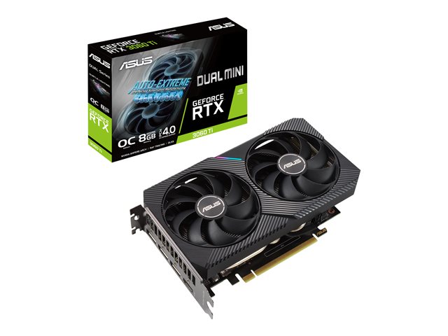 DUAL-RTX3060TI-O8G-MINI 8GB GDDR6 HDMI DP