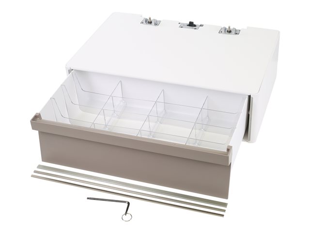 Ergotron CareFit Pro - Mounting component (drawer divider, trim plates, drawer housing) - lockable - white, warm grey - cart mountable