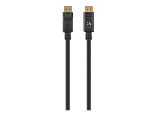 DISPLAYPORT CABLE 2M 8K/60HZ- PVC MALE/MALE BLACK POLYBAG