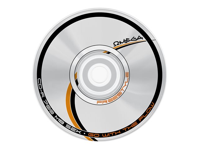OMEGA Freestyle - CD-R x 10 - 700 MB - storage media