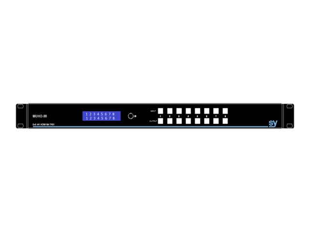 SY SY-MUHD-88 8 x 8 HDMI 4K Matrix Switcher - video/audio switch - rack-mountable