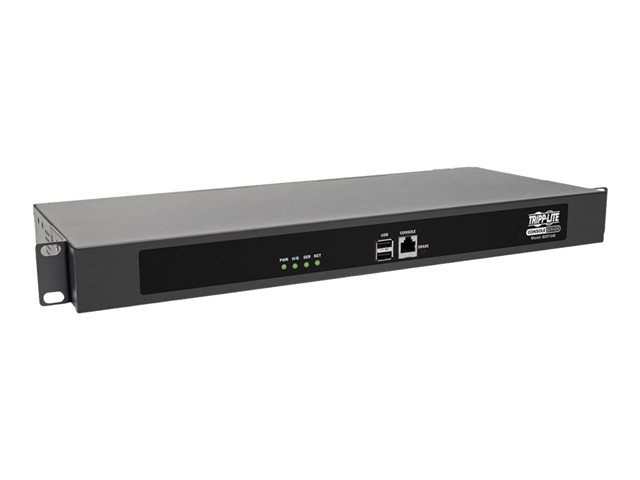 Tripp Lite 48-Port Serial Console Server, USB Ports (2) - Dual GbE NIC, 4 Gb Flash, Desktop/1U Rack, CE - console server - TAA Compliant