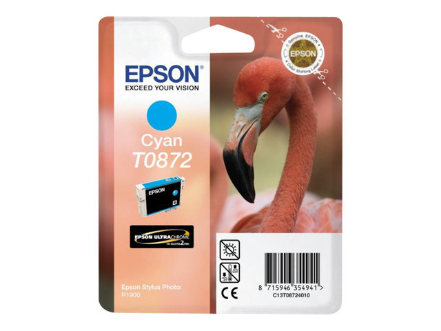 Epson T0872 - cyan - original - ink cartridge