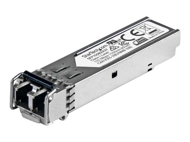 Startech MSA Uncoded Compatible SFP Module, 100BASE-ZX, 100MbE Single Mode (SMF) Fiber Optic Transceiver, 100Mb Ethernet SFP, LC Connector, 80km, 1550nm, DDM, Mini GBIC Module, 100Mbps - Lifetime Warranty (SFP100BZXST) - SFP (mini-GBIC) transceiver module