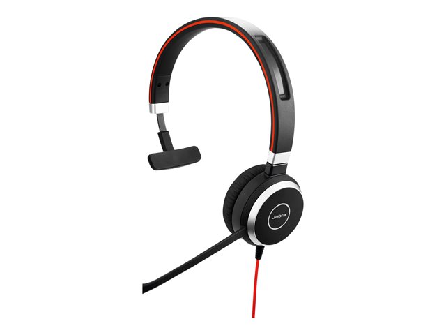 Jabra Evolve 40 MS mono - headset - USB, 3.5 mm jack