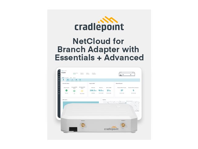 Cradlepoint W-Series 5G Wideband Adapter W1850-5GB - router - WWAN - 4G, 5G - desktop, wall-mountable