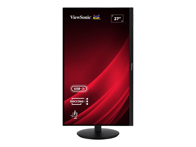 ViewSonic VG2709U-2K - LED monitor - 27" - 2560 x 1440 QHD @ 100 Hz - IPS - 350 cd/m² - 1000:1 - HDR10 - 4 ms - HDMI, DisplayPort, USB-C - speakers