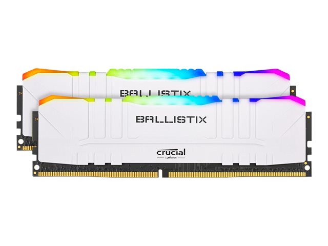 Ballistix RGB - DDR4 - kit - 16 GB: 2 x 8 GB - DIMM 288-pin - 3200 MHz / PC4-25600 - unbuffered