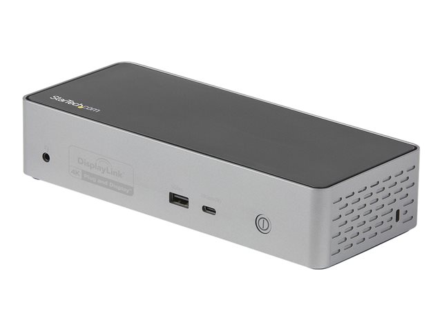Startech USB-C Dock, 4K 60Hz Quad Monitor DisplayPort & HDMI, Universal USB C Docking Station with 100W Power Delivery Charging, USB Hub w/ 1x USB Type-C & 3x USB-A, Ethernet, Audio - Thunderbolt 3 Compatible (DK31C4DPPDUE) - Docking station - USB-C 3.2 G