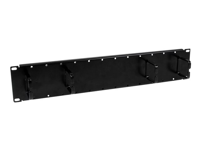2U CABLE DUCT + D-RING HOOK RACK CABLE ORGANIZER