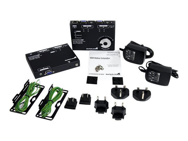 StarTech.com Long Range VGA over Cat5 Video Extender 300m / 950ft 1920x1080 - video/audio extender