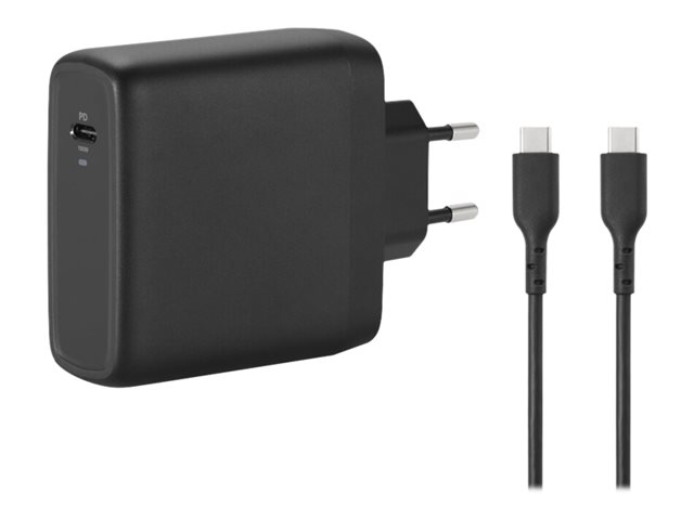 100W USB-C POWER ADAPTER FOR USB-C POWER 2 PIN EURO PLUG